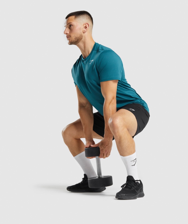 Gymshark Crew Ponožky 3pk Biele