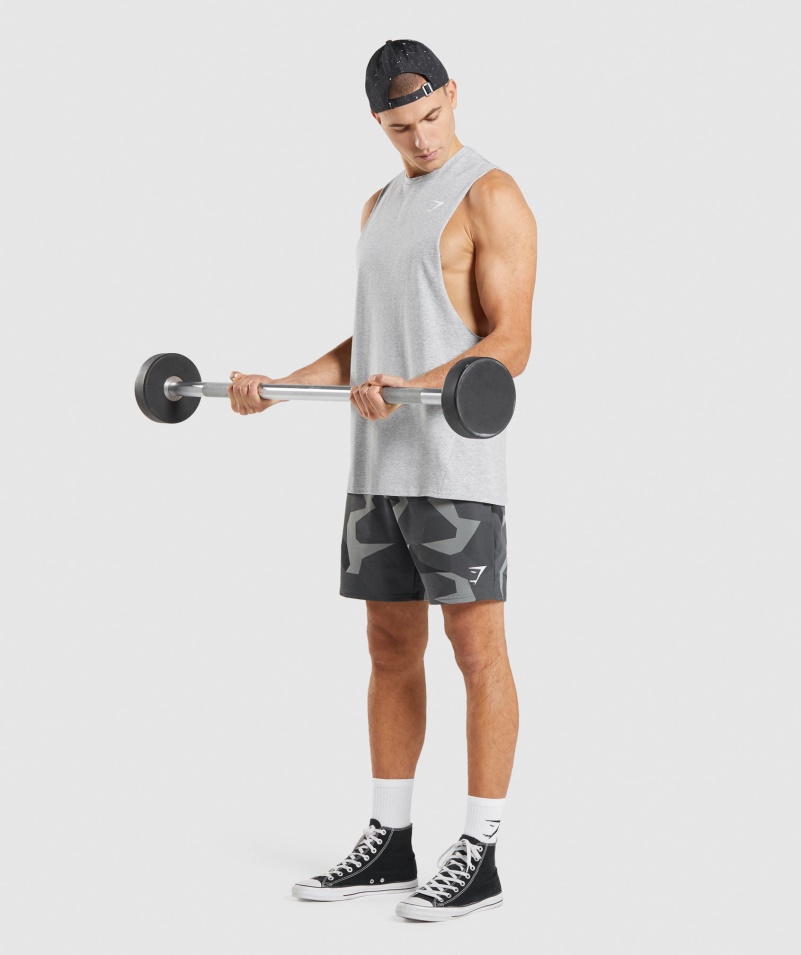 Gymshark Kritická 2.0 Nádrž Svetlosivá Marl