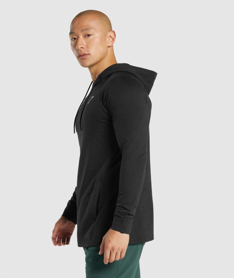 Mikina S Kapucňou Gymshark Kritický 2.0 čierna