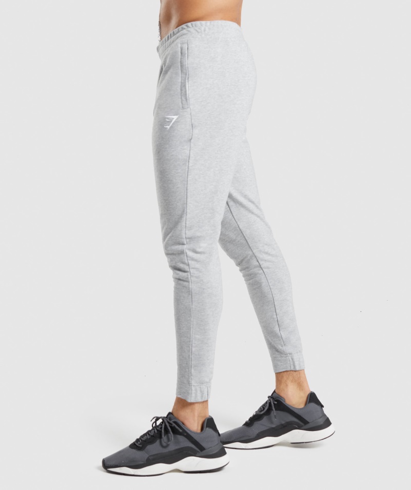 Gymshark Kritické 2.0 Joggers Muži Svetlo šedá Marl