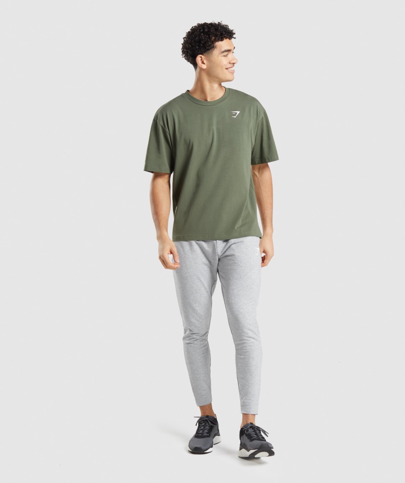 Gymshark Kritické 2.0 Joggers Muži Svetlo šedá Marl