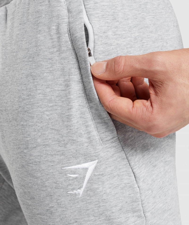 Gymshark Kritické 2.0 Joggers Muži Svetlo šedá Marl