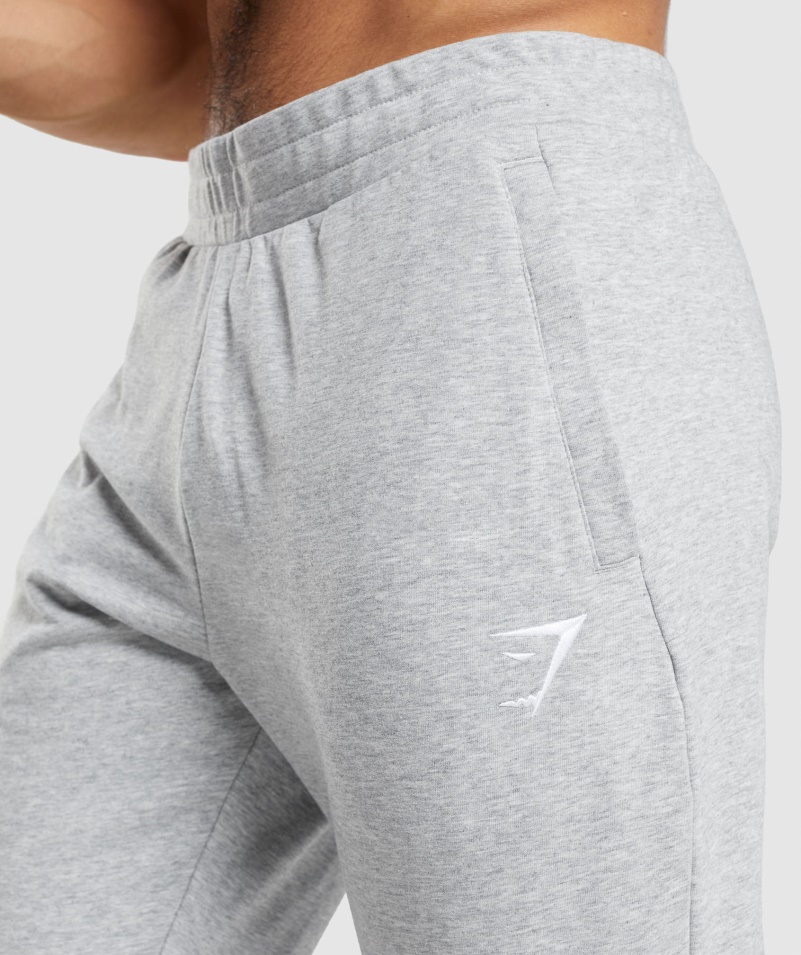 Gymshark Kritické 2.0 Joggers Muži Svetlo šedá Marl
