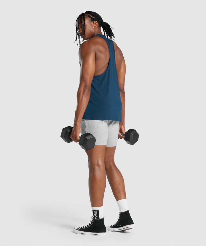 Gymshark Kritický 2.0 Stringer Navy