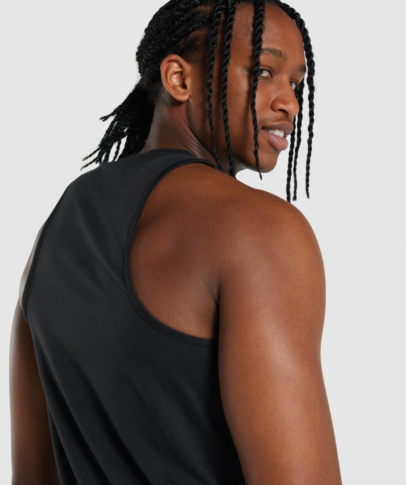 Gymshark Kritický 2.0 Tank čierny