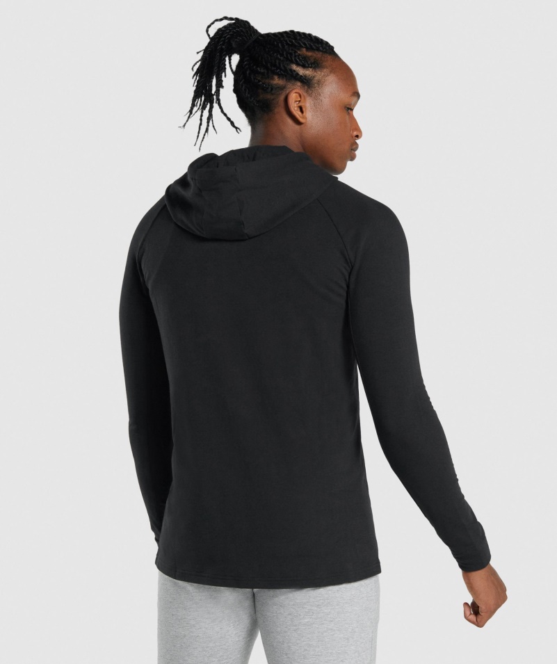 Mikina S Kapucňou Gymshark Kritická 2.0 čierna