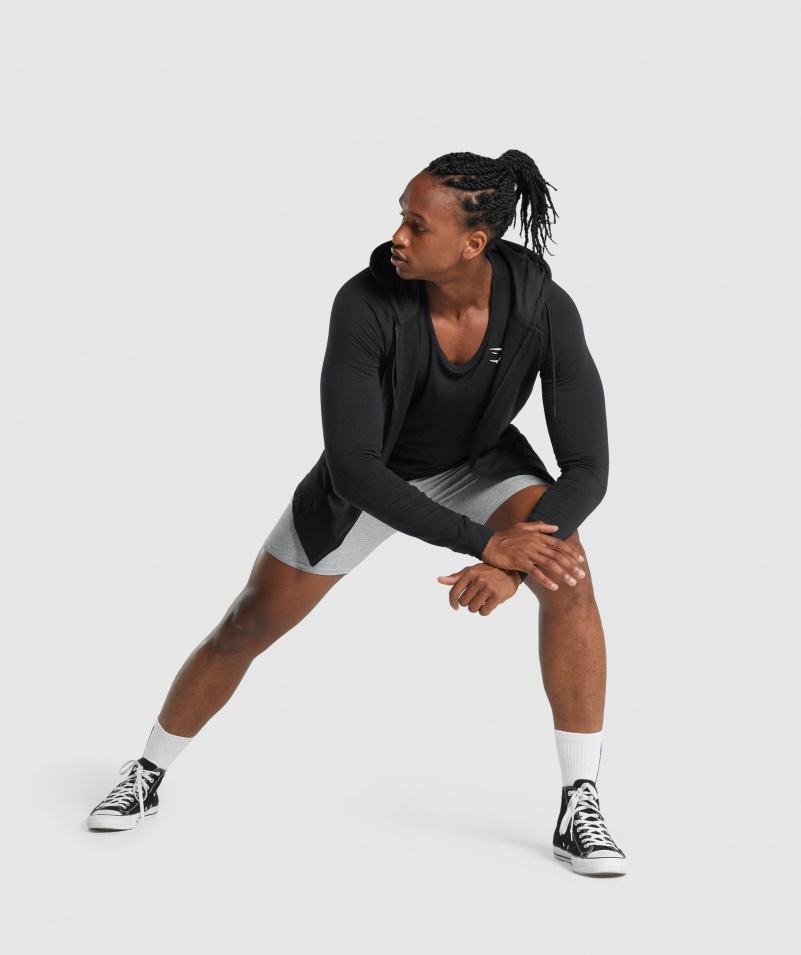 Mikina S Kapucňou Gymshark Kritická 2.0 čierna