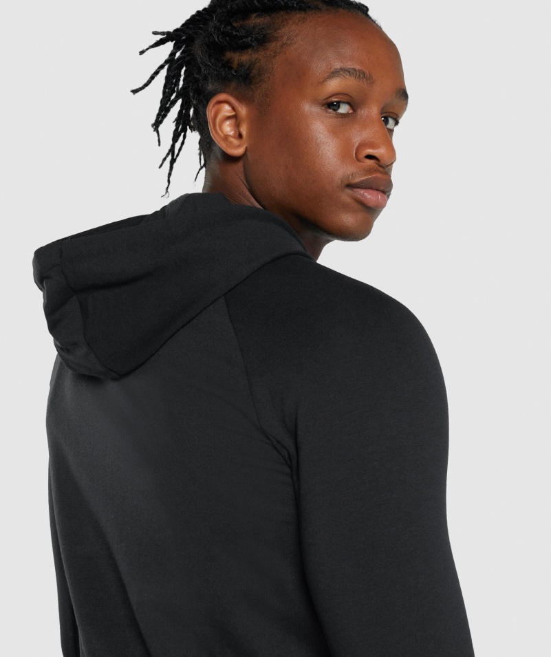 Mikina S Kapucňou Gymshark Kritická 2.0 čierna