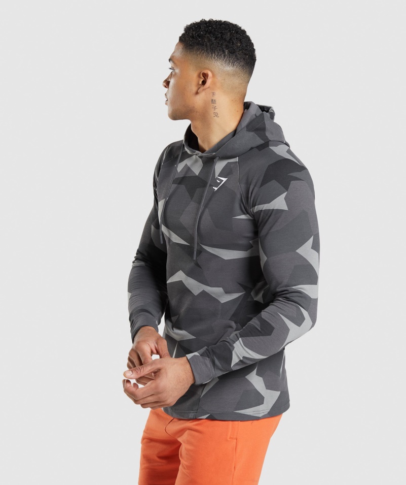 Kritická Mikina S Kapucňou Gymshark S čiernou Potlačou