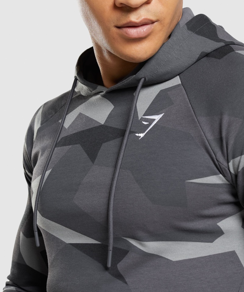 Kritická Mikina S Kapucňou Gymshark S čiernou Potlačou