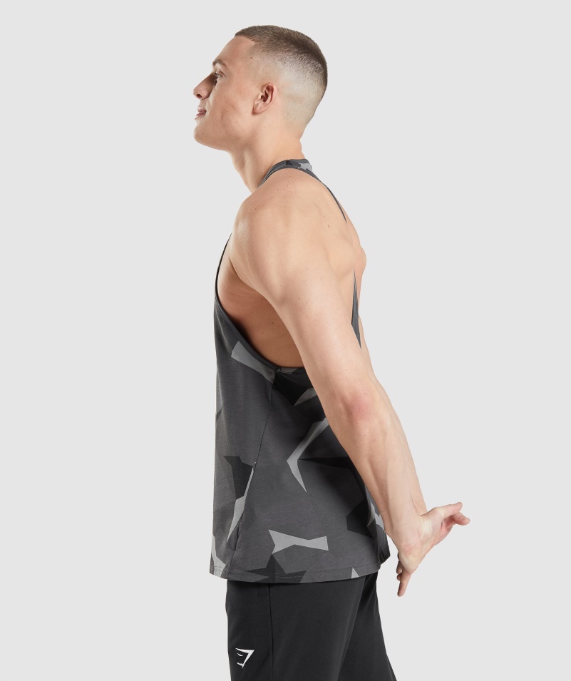 Gymshark Kritická čierna Tlač