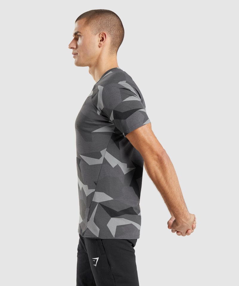 Gymshark Kritické Tričko čiernej Farby