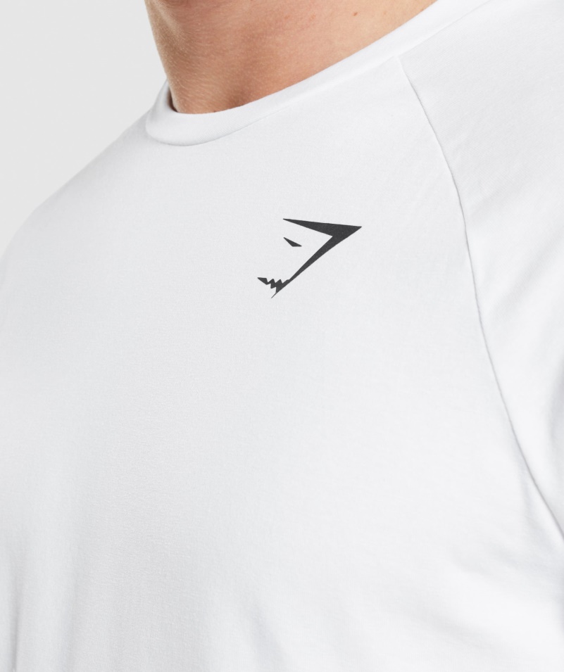 Gymshark Kritické Tričko Biele
