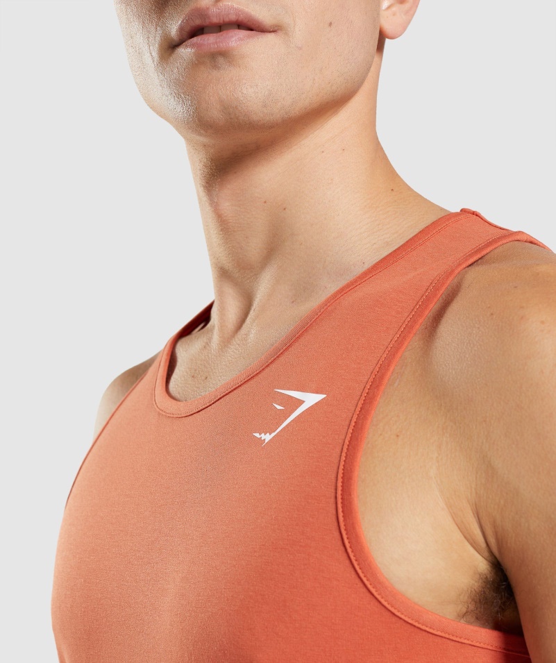 Gymshark Kritická Nádrž Hlinená Oranžová