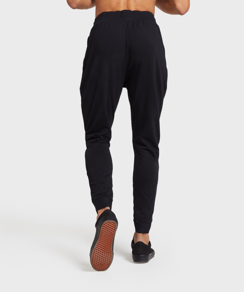 Gymshark Kritické Zips Joggers čierne
