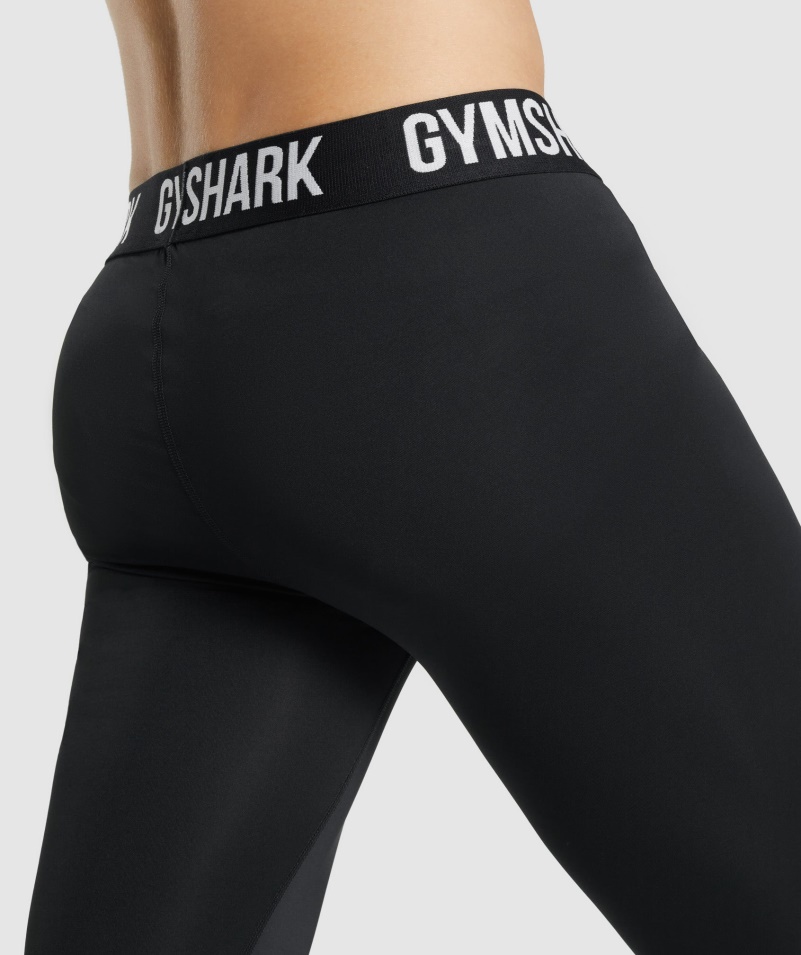 Gymshark Element Baselayer Legíny čierne