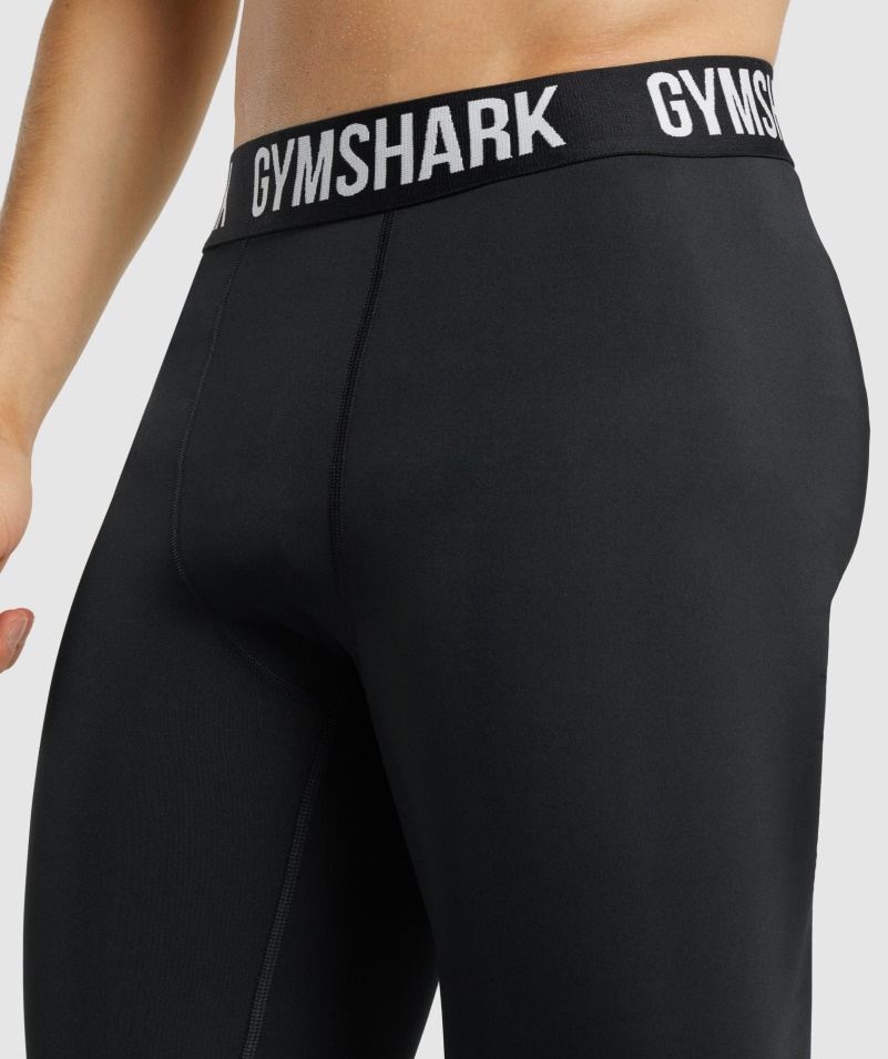 Gymshark Element Baselayer Legíny čierne