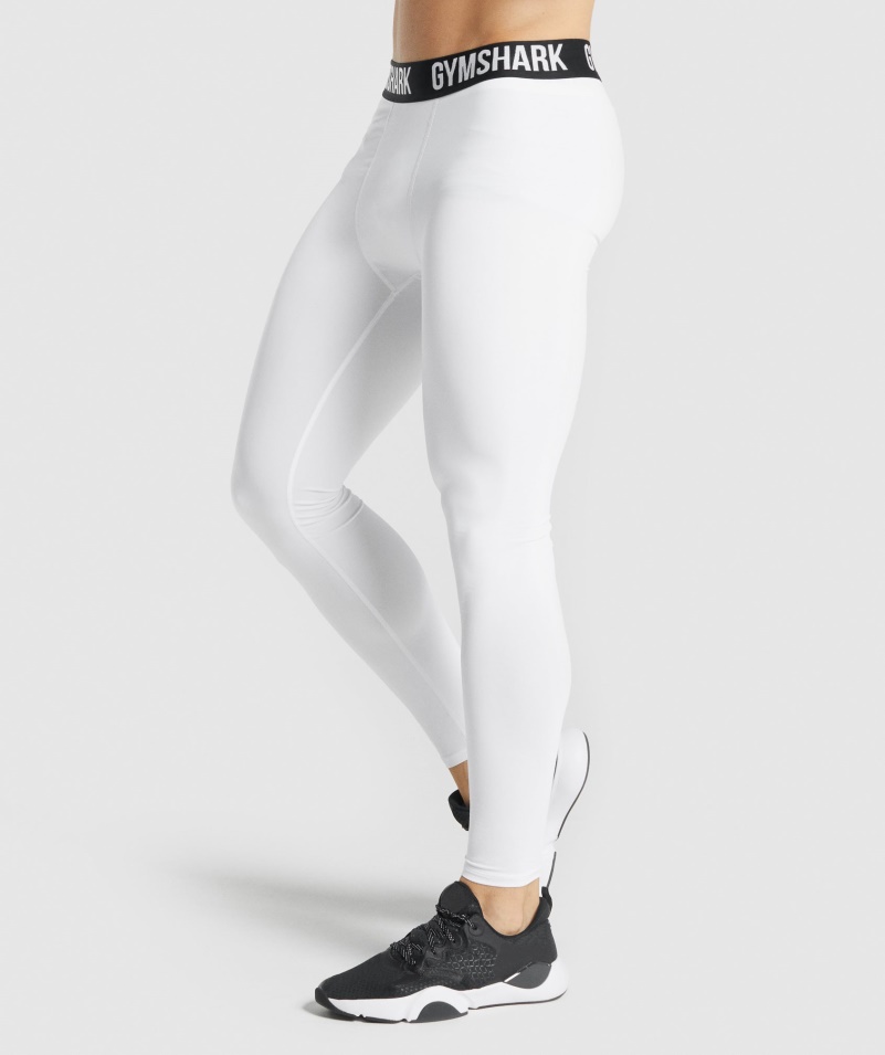Gymshark Element Baselayer Legíny Biele