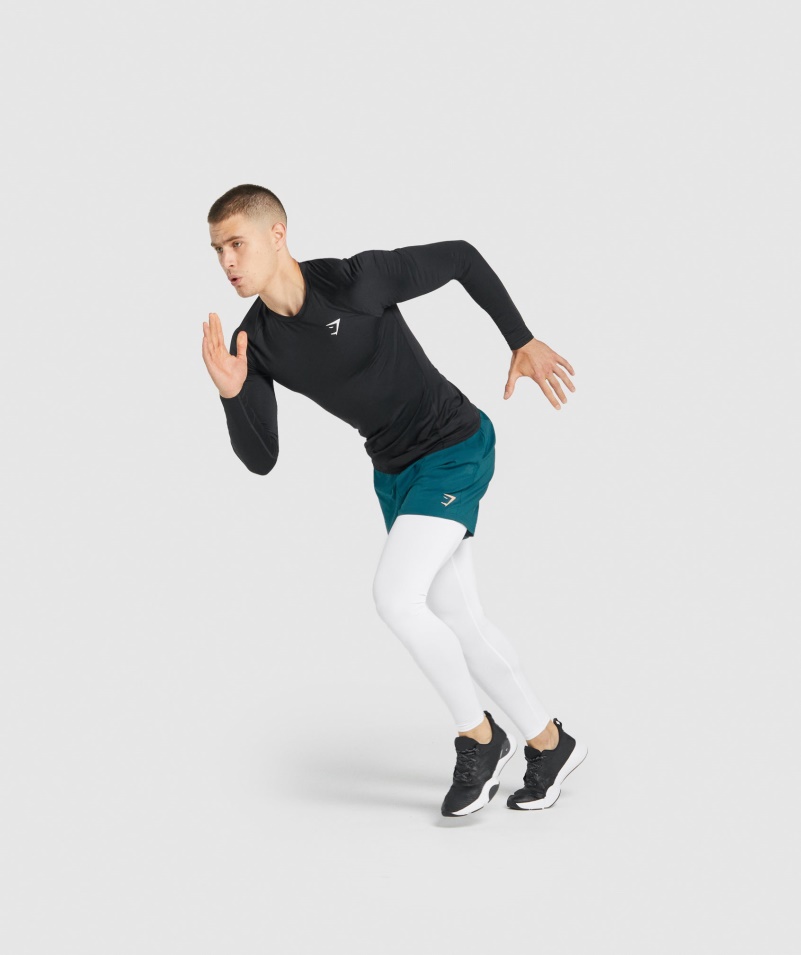 Gymshark Element Baselayer Legíny Biele
