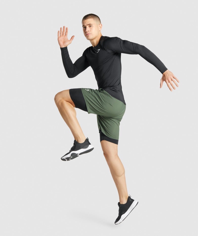 Gymshark Element Baselayer šortky čierne