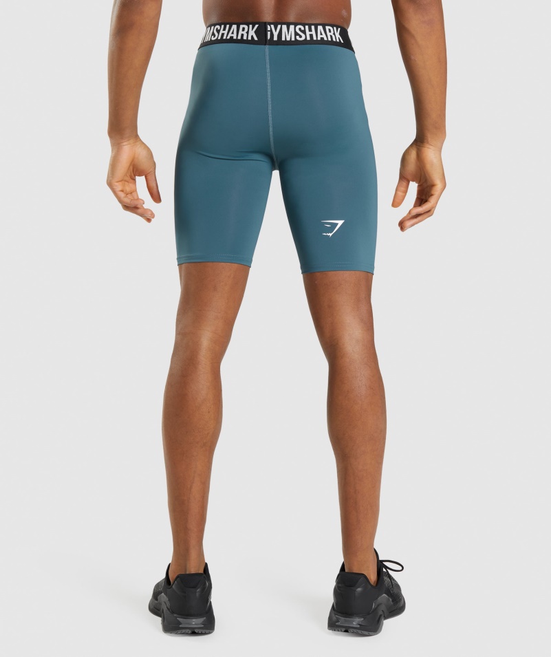 Gymshark Element Baselayer šortky Toskánske Modrozelené