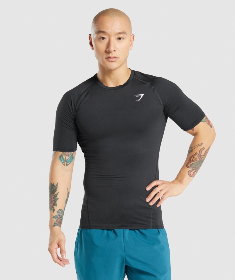 Gymshark Element Baselayer Tričko čierne