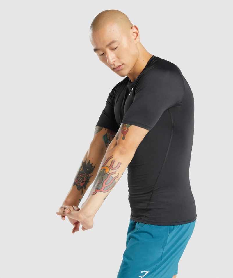 Gymshark Element Baselayer Tričko čierne