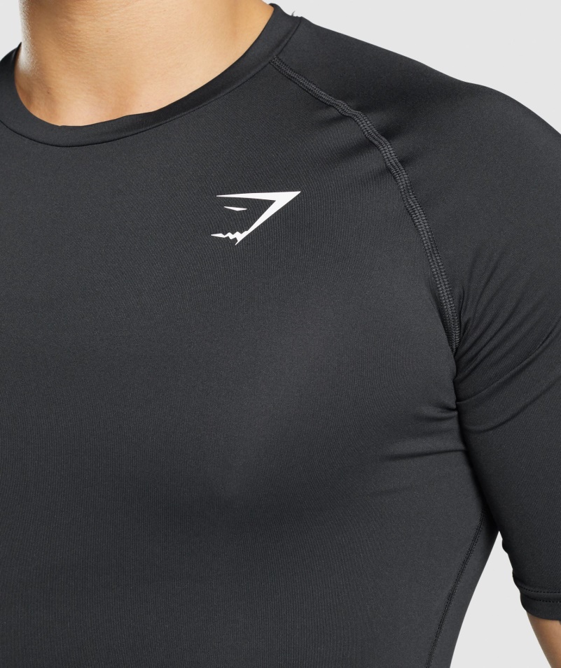 Gymshark Element Baselayer Tričko čierne