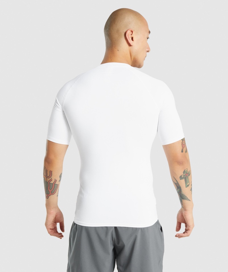 Gymshark Element Baselayer Tričko Biele