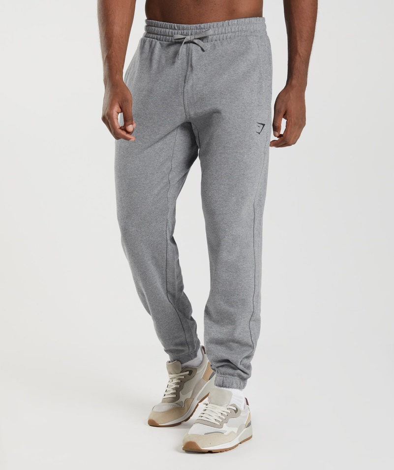 Gymshark Esenciálne Nadrozmerné Joggers Charcoal Grey Marl