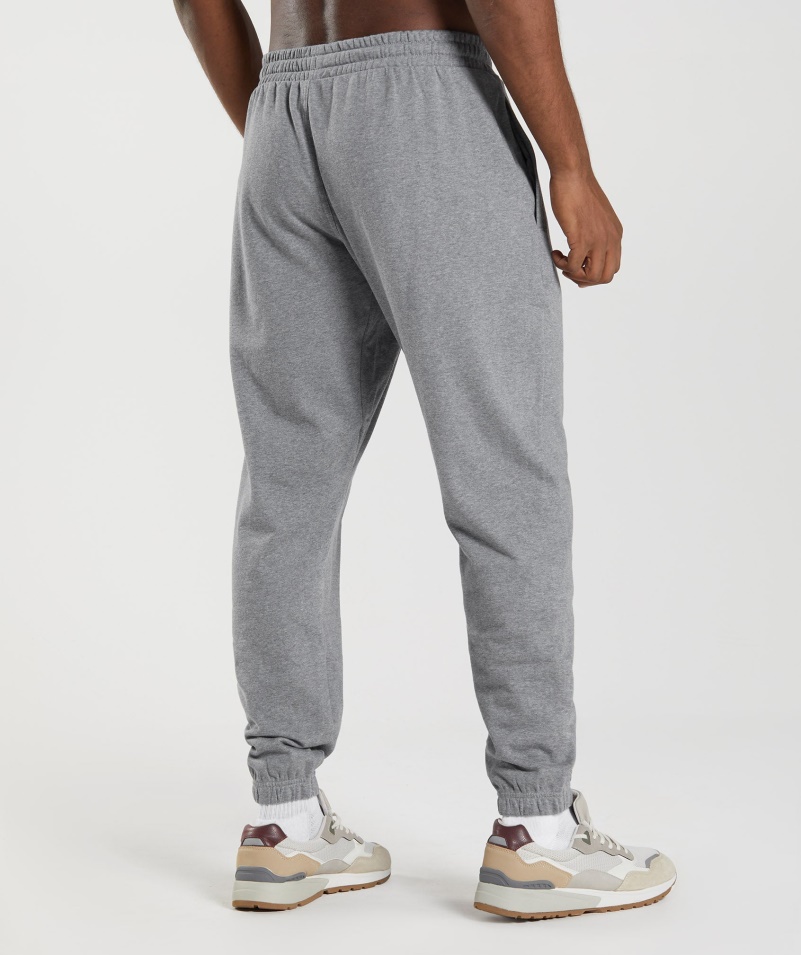 Gymshark Esenciálne Nadrozmerné Joggers Charcoal Grey Marl