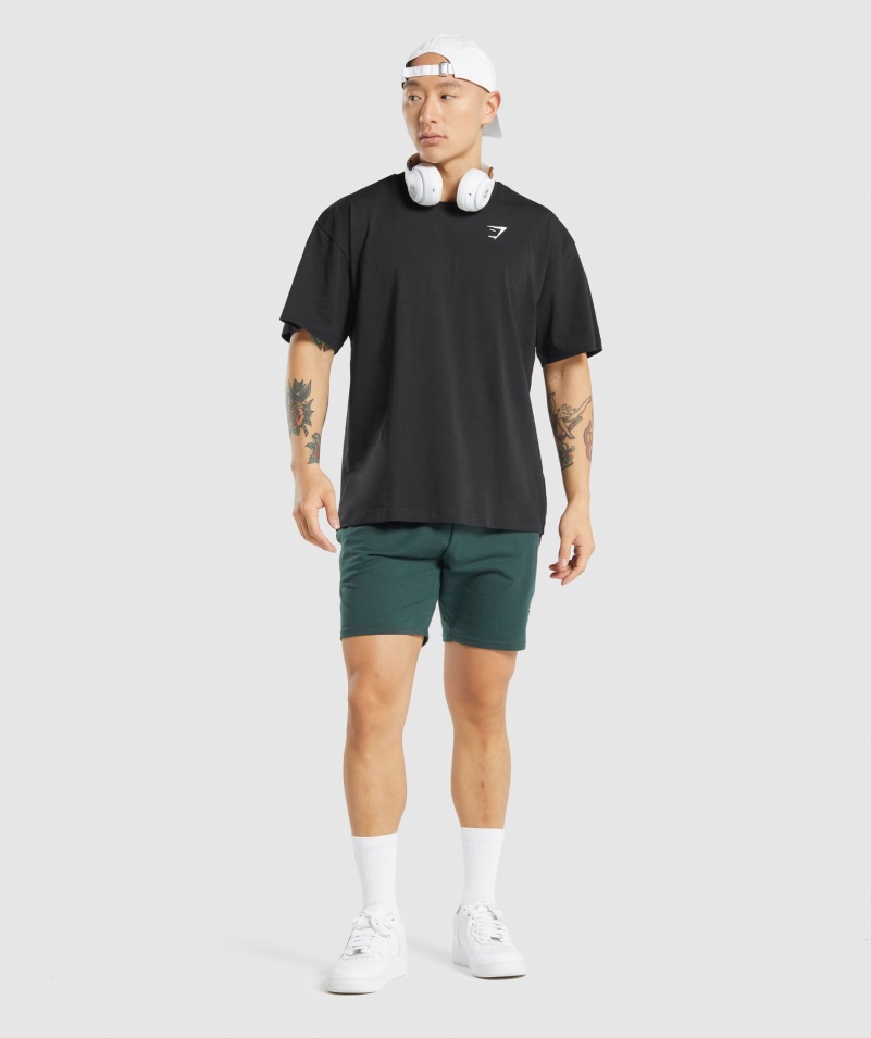 Gymshark Essential Oversized Tričko čierne