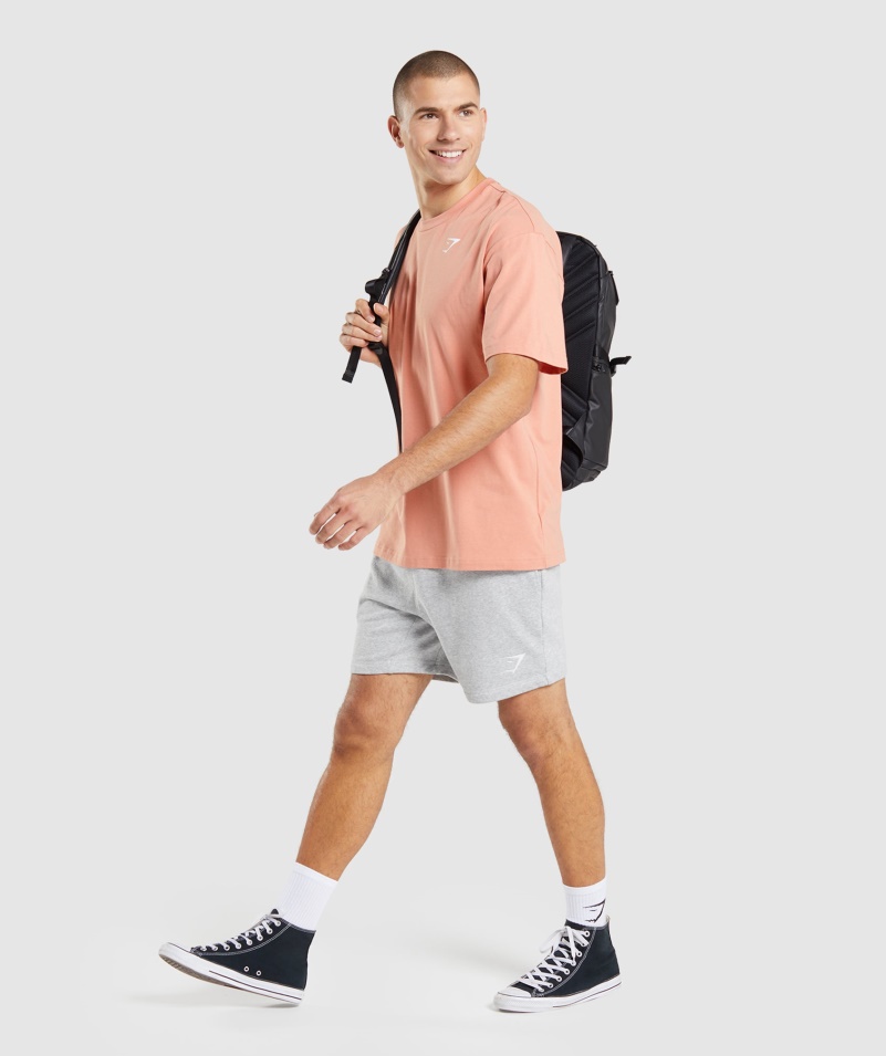 Gymshark Essential Oversized Tričko Nevada Ružové