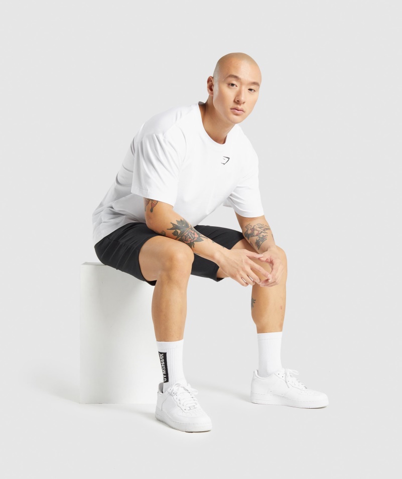 Gymshark Essential Oversized Tričko Biele