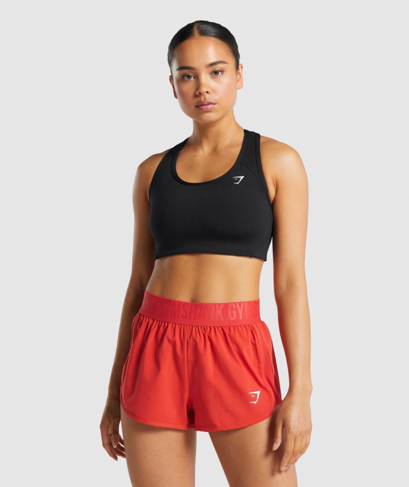 Gymshark Essential Racer Späť športová Podprsenka čierna