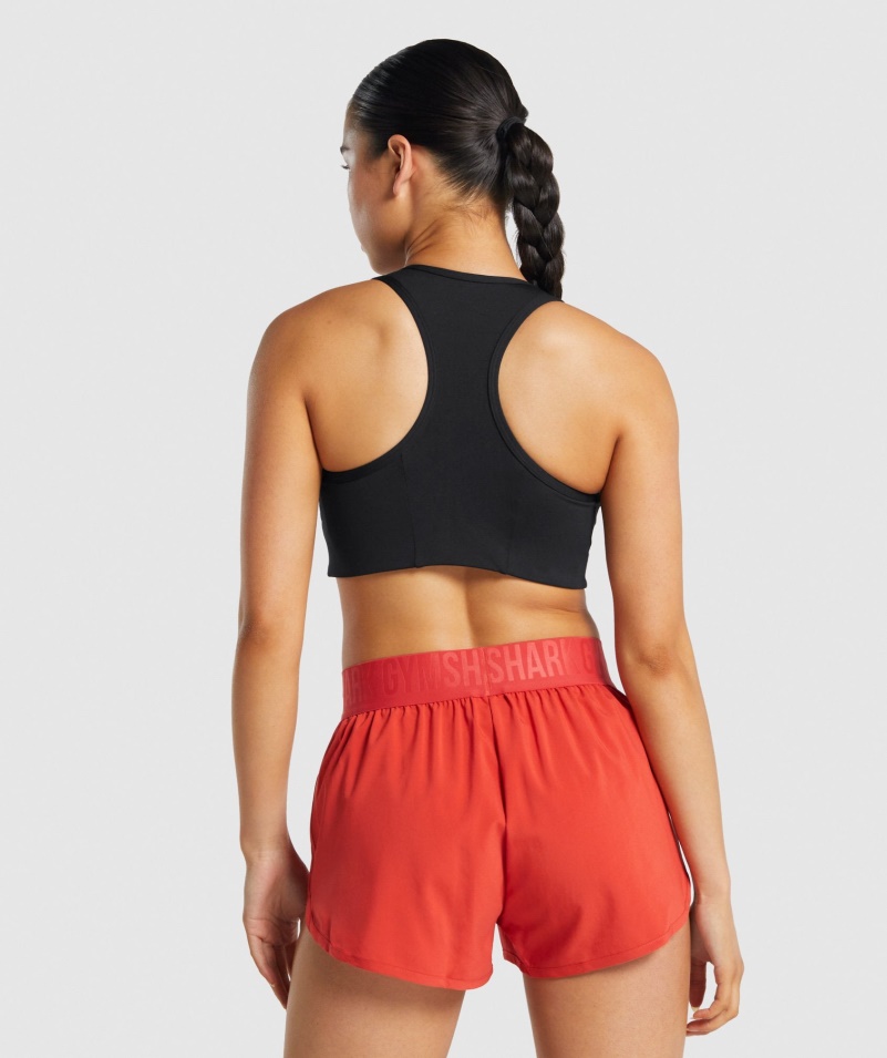 Gymshark Essential Racer Späť športová Podprsenka čierna