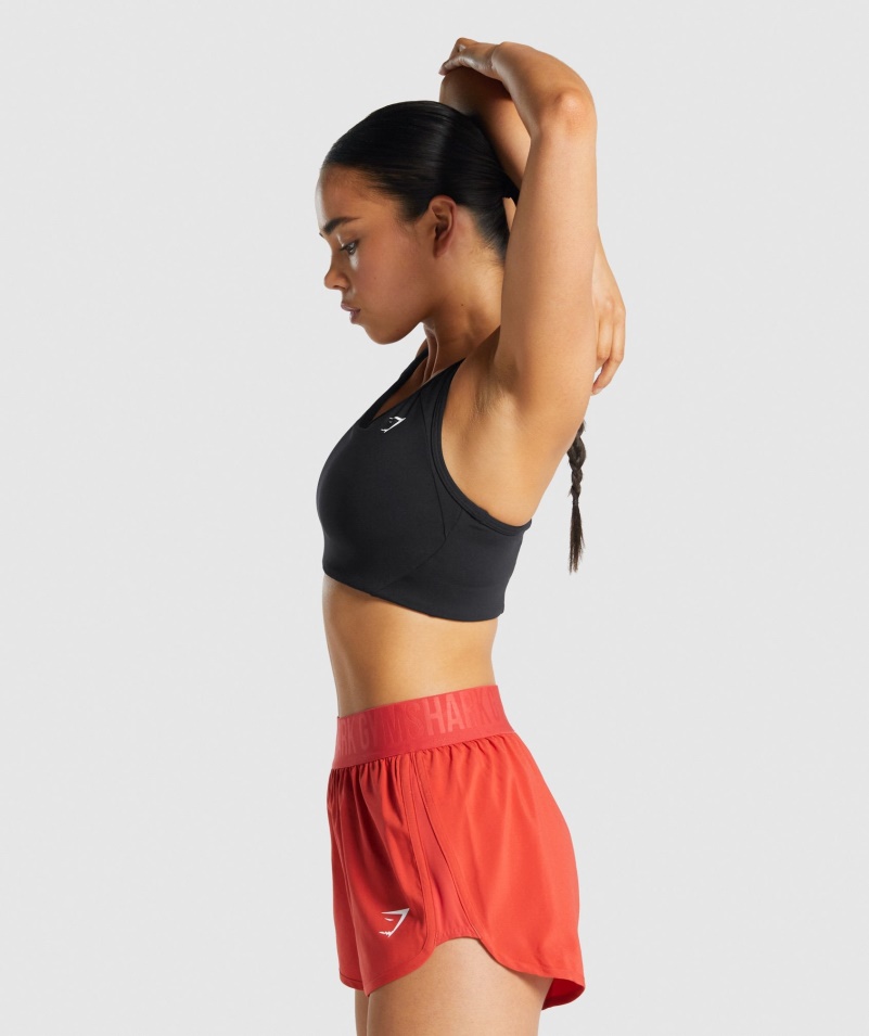 Gymshark Essential Racer Späť športová Podprsenka čierna