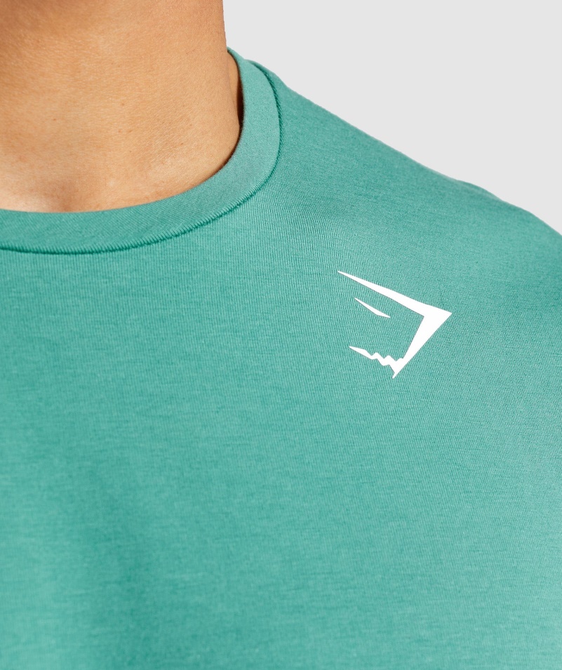 Gymshark Esenciálne Tričko Alpská Zelená