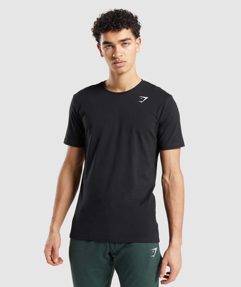 Gymshark Essential Tričko čierne