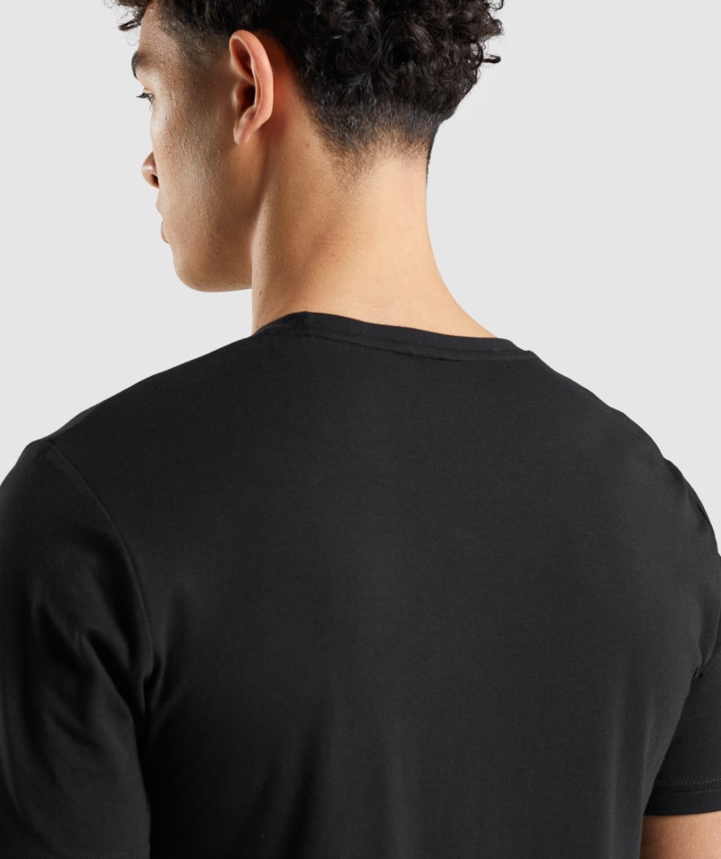 Gymshark Essential Tričko čierne
