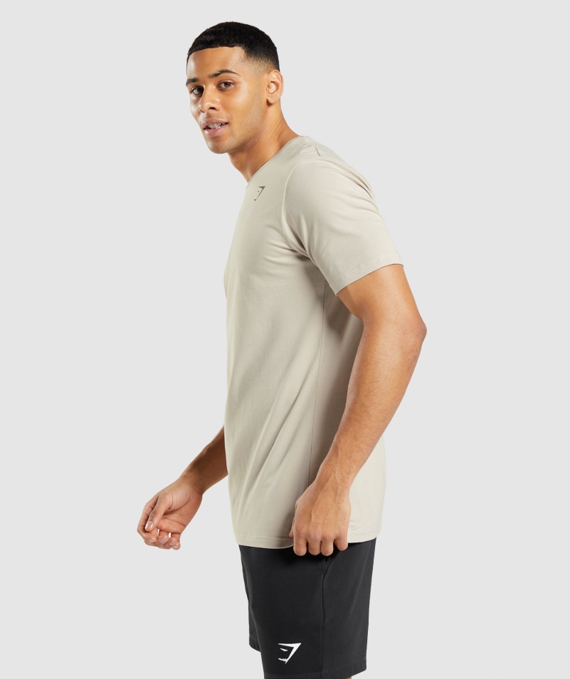 Gymshark Essential Tričko Pebble Grey