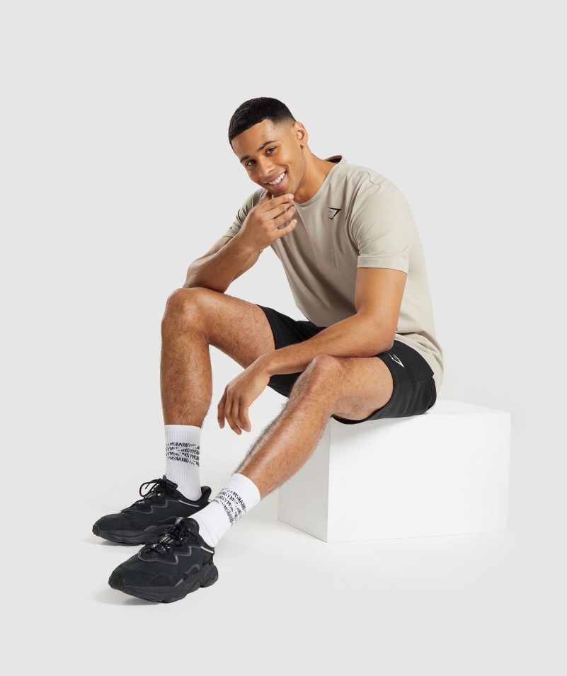 Gymshark Essential Tričko Pebble Grey