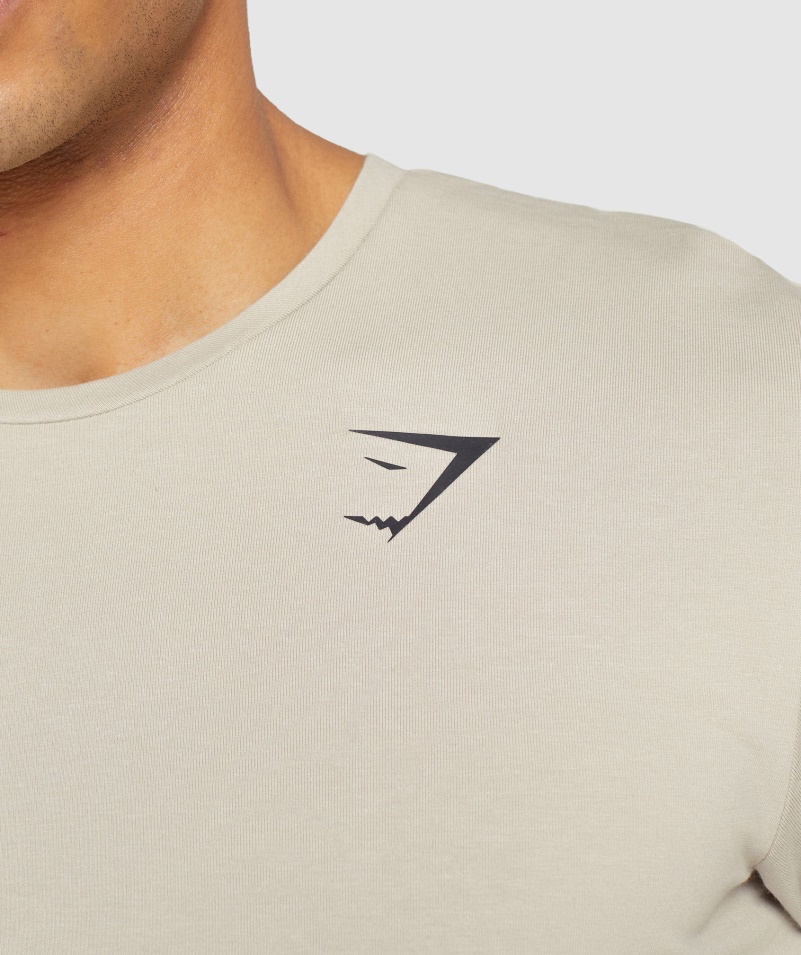 Gymshark Essential Tričko Pebble Grey