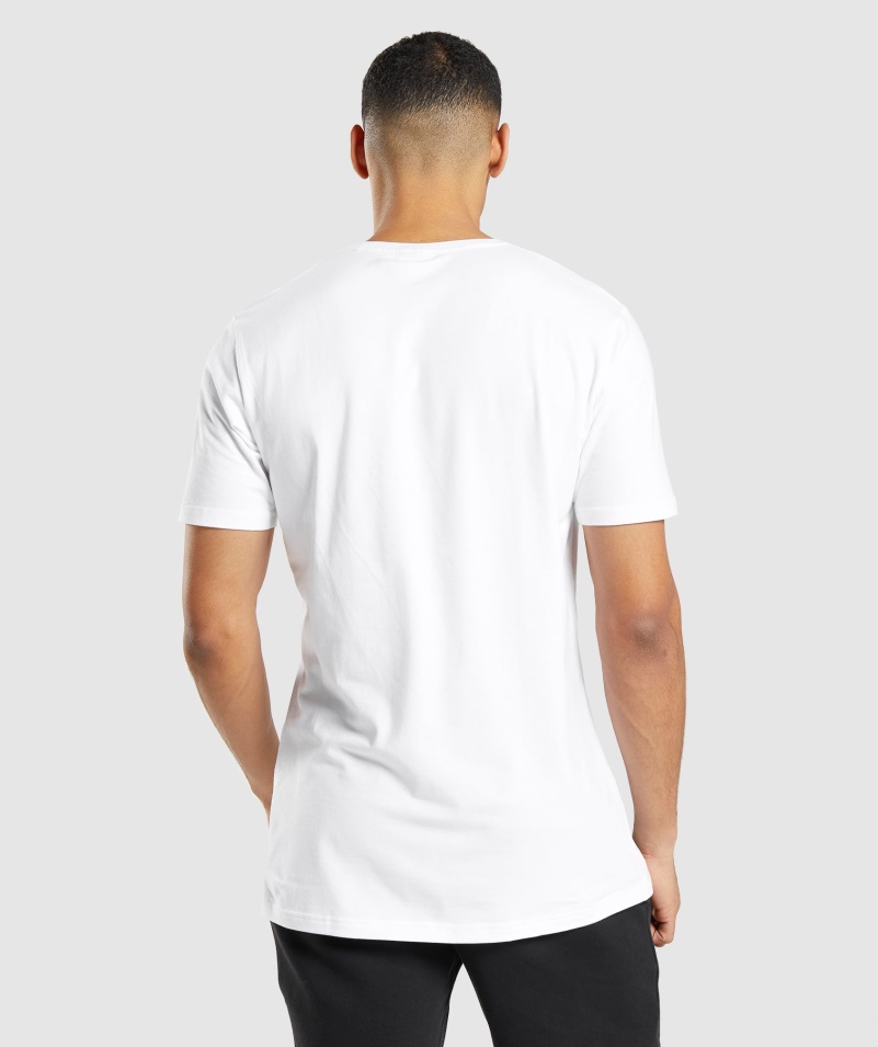 Gymshark Essential Tričko Biele
