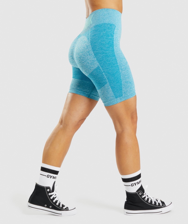 Gymshark Flex Cyklistické šortky Atlas Blue Marl