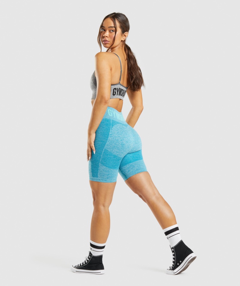 Gymshark Flex Cyklistické šortky Atlas Blue Marl