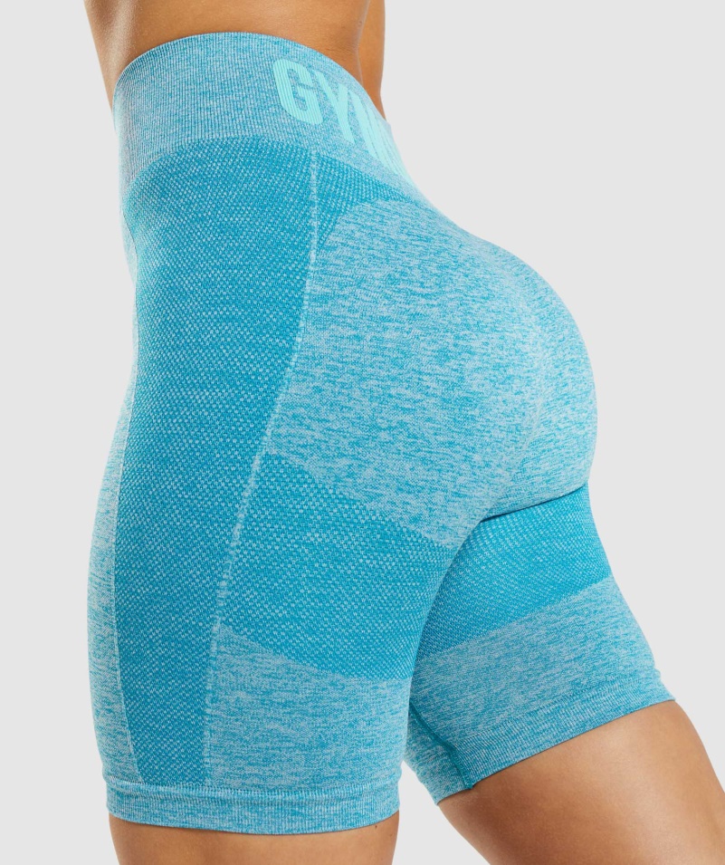 Gymshark Flex Cyklistické šortky Atlas Blue Marl