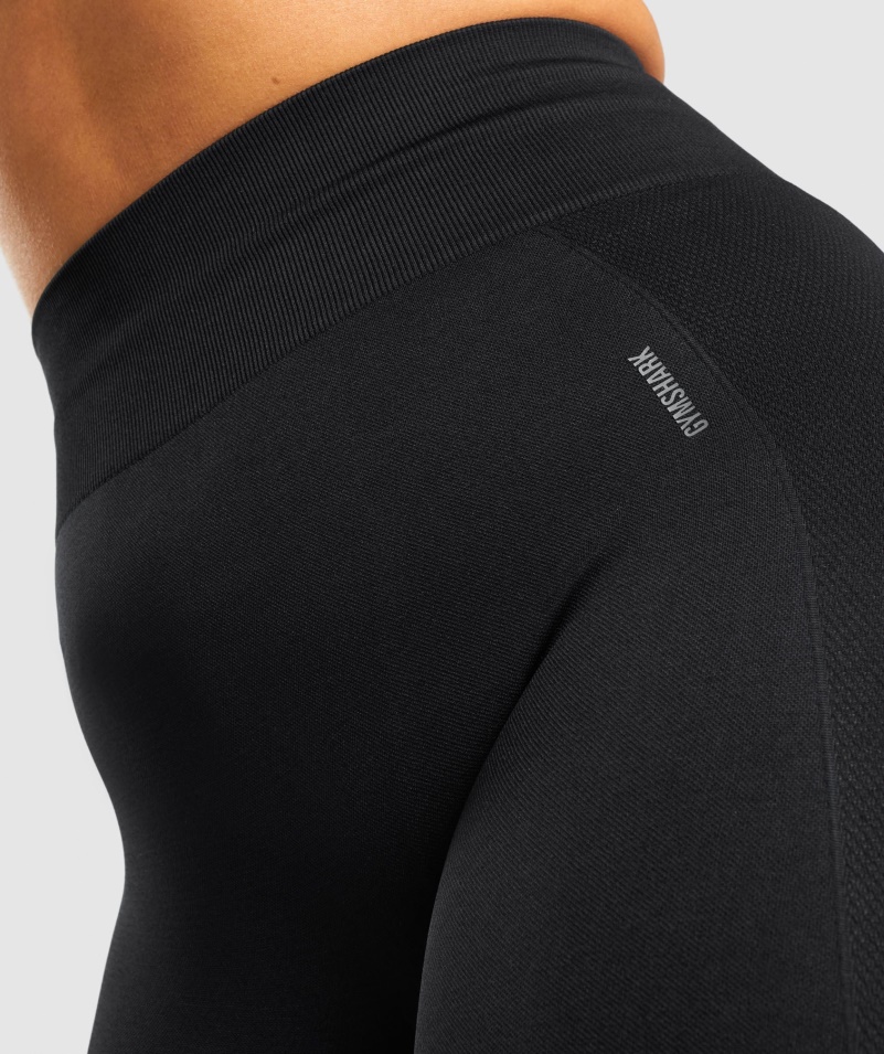 Gymshark Flex Legíny S Vysokým Pásom čierno-uhoľné