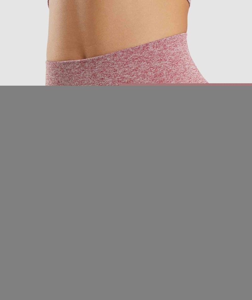 Gymshark Flex Legíny S Vysokým Pásom V Bordovej Farbe
