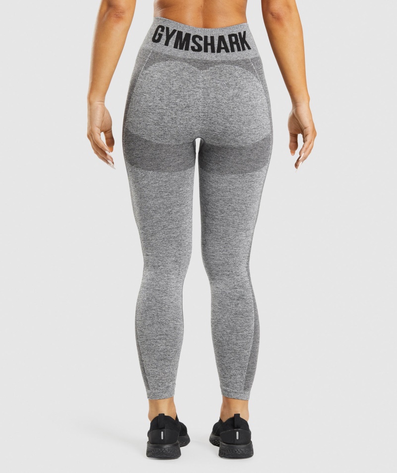Gymshark Flex Legíny S Vysokým Pásom Charcoal Marl